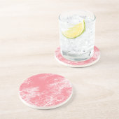 Dessous De Verre En Grès Arbres roses et blancs (Côté)