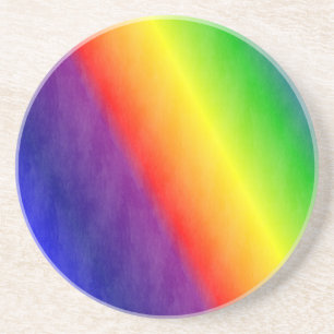 Dessous De Verre En Grès Arc-en-ciel