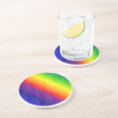 Dessous De Verre En Grès Arc-en-ciel (Côté)
