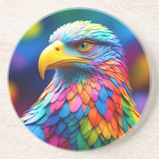 Dessous De Verre En Grès Arc-en-ciel Aigle-654568 (Devant)