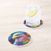 Dessous De Verre En Grès Arc-en-ciel Aigle-654568 (Côté)