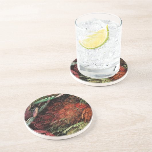 Dessous De Verre En Grès Arc-en-ciel brisé (Côté)