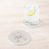 Dessous De Verre En Grès Arc en crême cosy (Côté)
