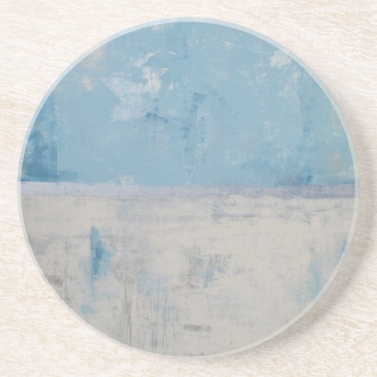 Dessous De Verre En Grès Argent Aura (Devant)