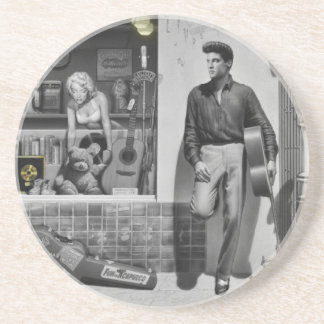 Dessous De Verre En Grès Argent de HWY 51