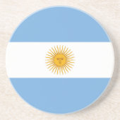 Dessous De Verre En Grès Argentina flag (Devant)