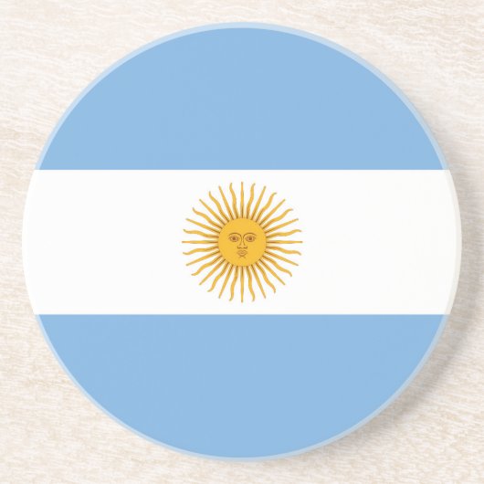 Dessous De Verre En Grès Argentina flag (Devant)