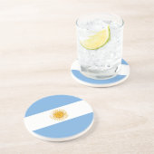 Dessous De Verre En Grès Argentina flag (Côté)