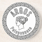 Dessous De Verre En Grès Argos - Péloponnèse (Grèce) (Devant)