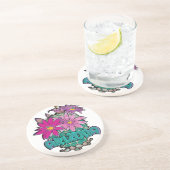 Dessous De Verre En Grès Arizona Cactus Blooms (Côté)