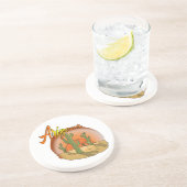 Dessous De Verre En Grès Arizona Sunset Cactus (Côté)