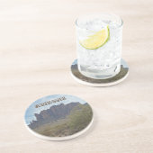 Dessous De Verre En Grès Arizona Wilderness Mountain Photo Paysage du déser (Côté)