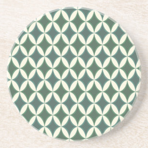 Dessous De Verre En Grès Arlequin Jacquard Océan