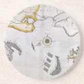 DESSOUS DE VERRE EN GRÈS ARMADA ESPAGNOLE, 1588 2 (Devant)