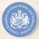 Dessous De Verre En Grès Armoiries britanniques (Devant)