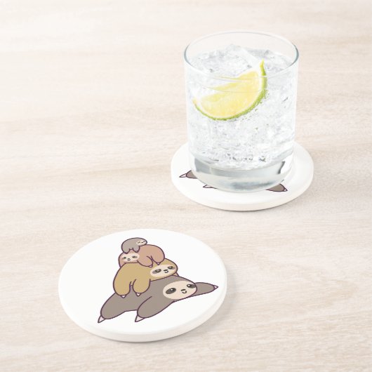 Dessous De Verre En Grès Arrière - plan (Côté)