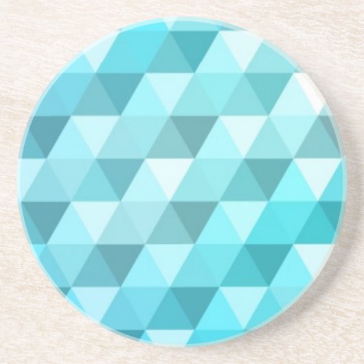 Dessous De Verre En Grès Arrière - plan abstrait fait en motif de mosaïque (Devant)