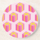 Dessous De Verre En Grès Arrière - plan avec des cadeaux (Devant)