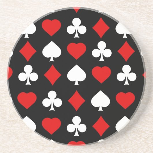 Dessous De Verre En Grès Arrière - plan avec des costumes (Devant)