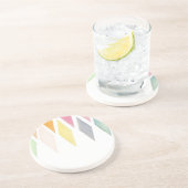 Dessous De Verre En Grès Arrière - plan conçu d'aquarelle (Côté)