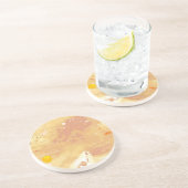 Dessous De Verre En Grès arrière - plan d'aquarelle (Côté)