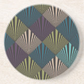 Dessous De Verre En Grès Arrière - plan d'art de bruit (Devant)