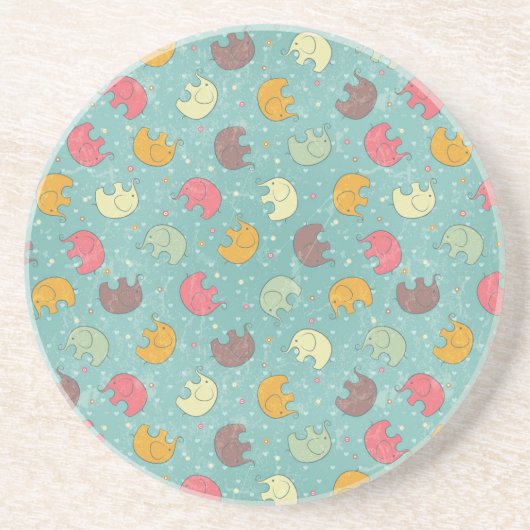 Dessous De Verre En Grès arrière - plan de bébé (Devant)