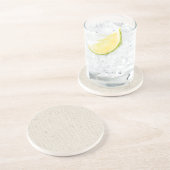 Dessous De Verre En Grès Arrière - plan de lin clair (Côté)