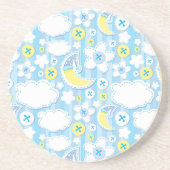 Dessous De Verre En Grès arrière - plan d'enfant (Devant)