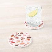 Dessous De Verre En Grès Arrière - plan doux (Côté)