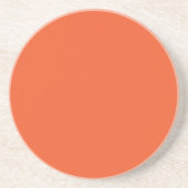 Dessous De Verre En Grès Arrière-plan orange uni brillant (Devant)