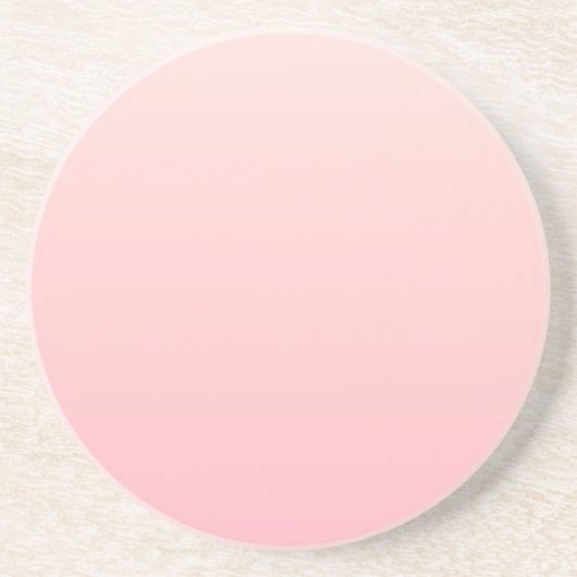 Dessous De Verre En Grès Arrière - plan Pastel Pink Gradient (Devant)