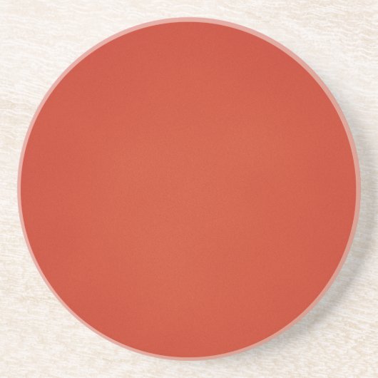 Dessous De Verre En Grès Arrière - plan rouge vif (Devant)