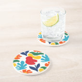 Dessous De Verre En Grès Art (Côté)