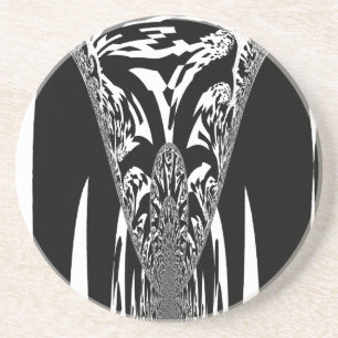 Dessous De Verre En Grès Art Abstrait africain