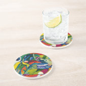 Dessous De Verre En Grès Art abstrait de Kandinsky (Côté)