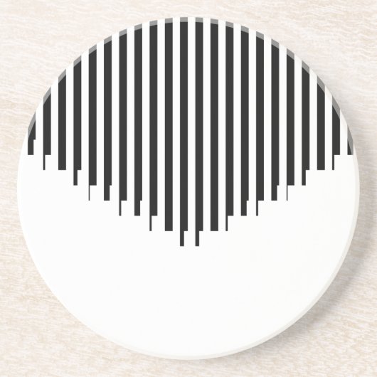 Dessous De Verre En Grès Art ASCII (Devant)