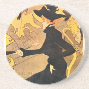 Dessous De Verre En Grès Art d'affiche de Toulouse Lautrec