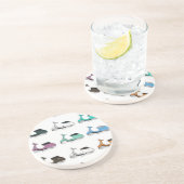 Dessous De Verre En Grès Art de bruit de Lambretta (Côté)