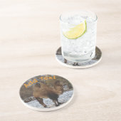 Dessous De Verre En Grès Art de chameau (Côté)