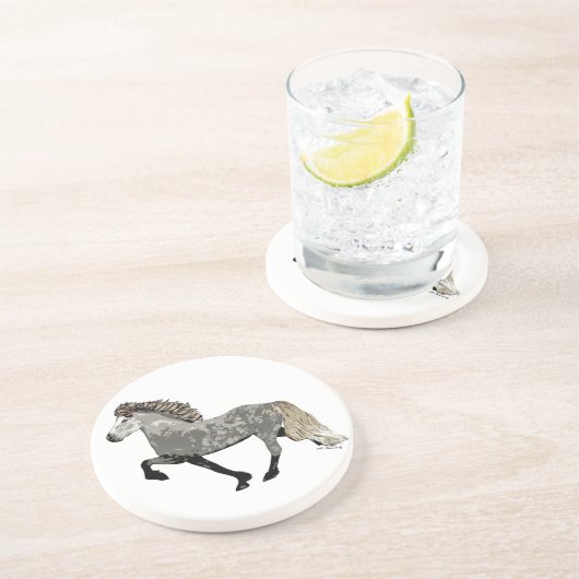 Dessous De Verre En Grès Art Déco Astrid (Côté)