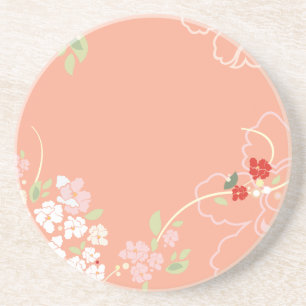 Dessous De Verre En Grès Art Floral Line