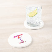 Dessous De Verre En Grès Art Hamsatini (Côté)