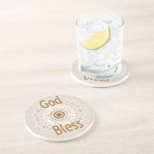 Dessous De Verre En Grès Art Motif Africain Traditionnel Imprimer (Côté)