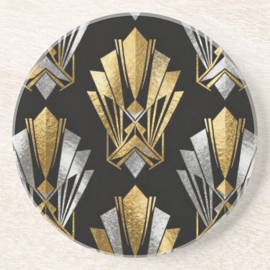 Dessous De Verre En Grès Art Nouveau (Devant)