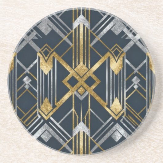 Dessous De Verre En Grès Art Nouveau (Devant)