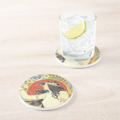 Dessous De Verre En Grès Art nouveau oriental amer (Côté)