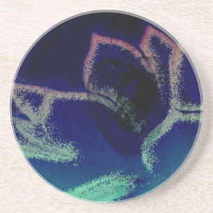 Dessous De Verre En Grès art numérique Hen et poules Plante