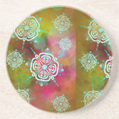 Dessous De Verre En Grès Art par Uche (Devant)