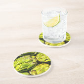 Dessous De Verre En Grès Artique (Côté)